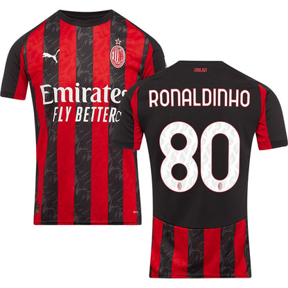 Milan AC Home Jersey 2025/26 Adults-Footzilla