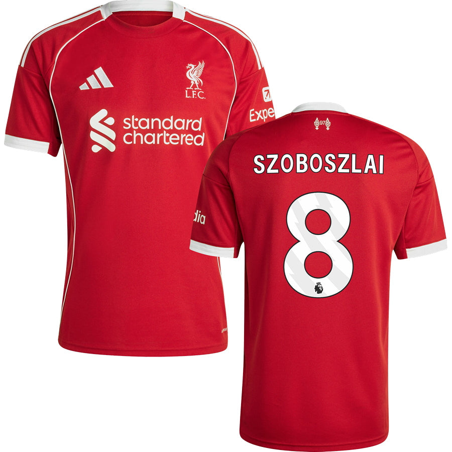 Liverpool Home Jersey 2025/26 Adults-Footzilla