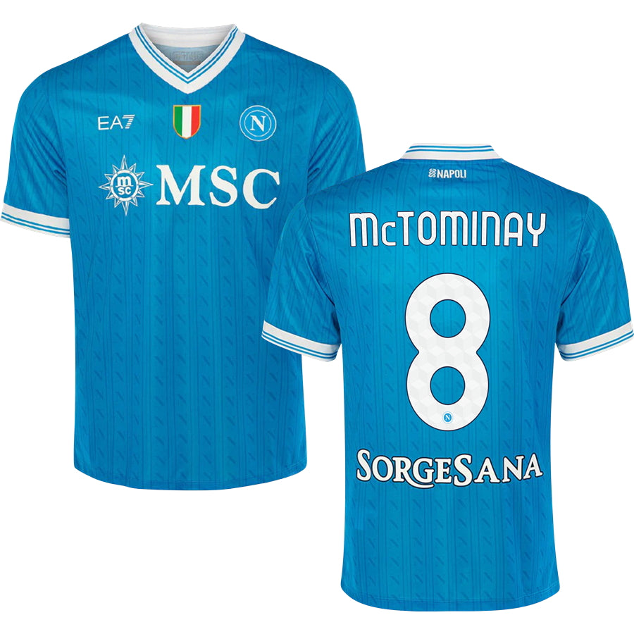 Napoli SSC Home Jersey 25/26 Adults-Footzilla