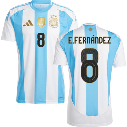 Argentina Home Stadium Jersey 2024 Men`s COPA AMERICA-Footzilla