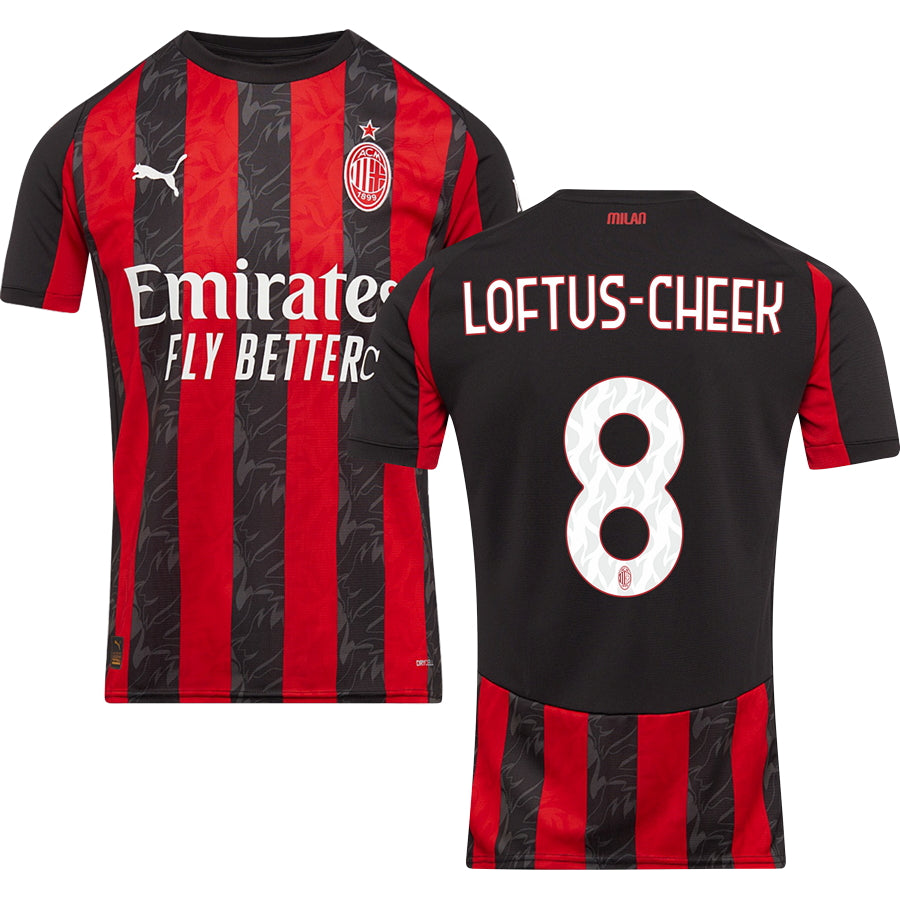 Milan AC Home Jersey 2025/26 Adults-Footzilla