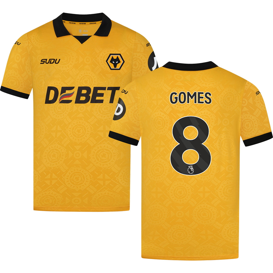 Wolverhampton Wanderers Home Jersey 2025/26 Adults-Footzilla