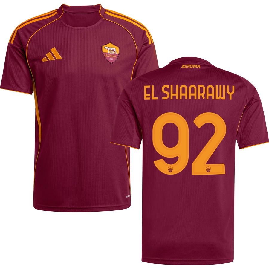 Roma AS Home Jersey 2025/26 Adults-Footzilla