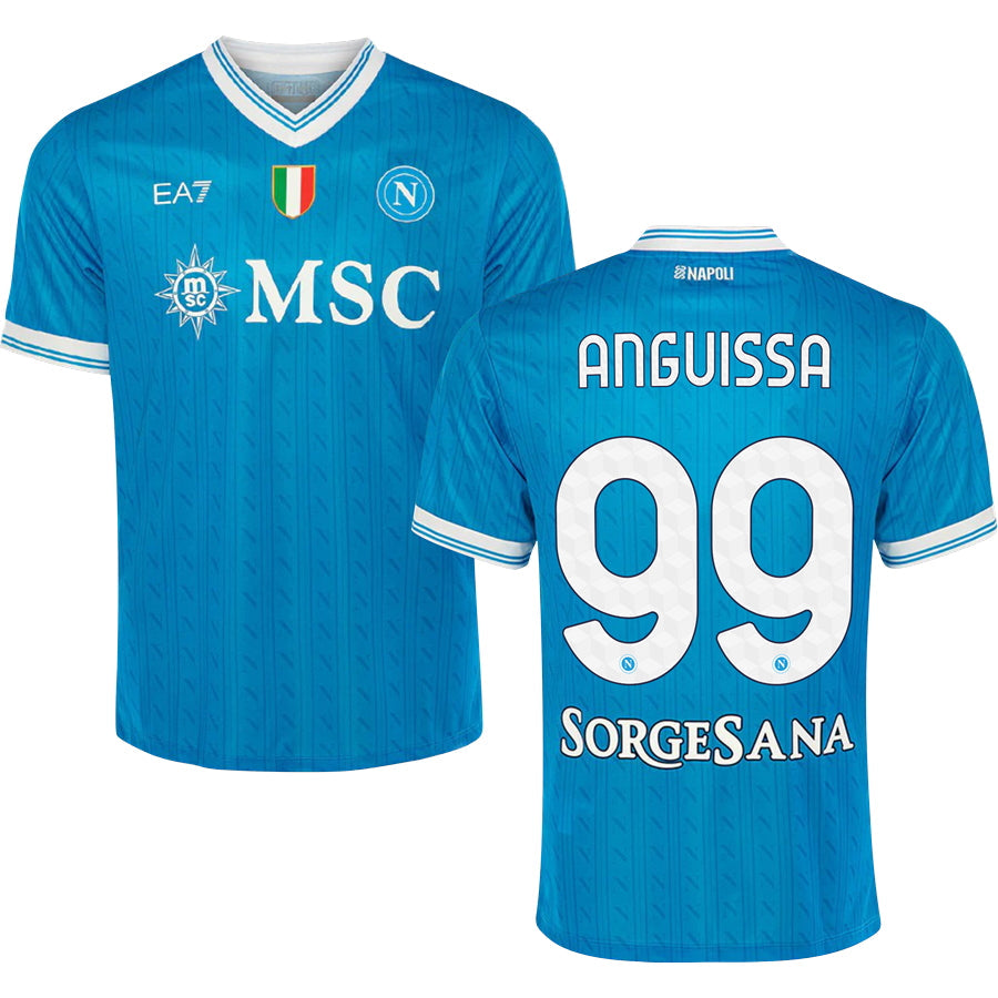 Napoli SSC Home Jersey 25/26 Adults-Footzilla
