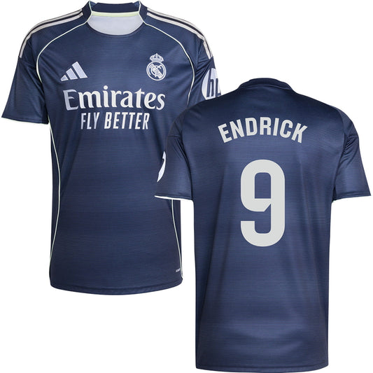 Real Madrid CF Away #9 ENDRICK Jersey 2025/26 Adults-Footzilla