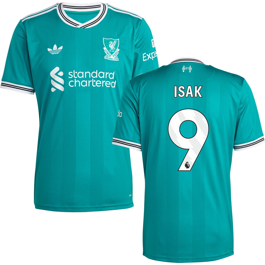Liverpool Third #9 ISAK Jersey 2025/26 Adults-Footzilla