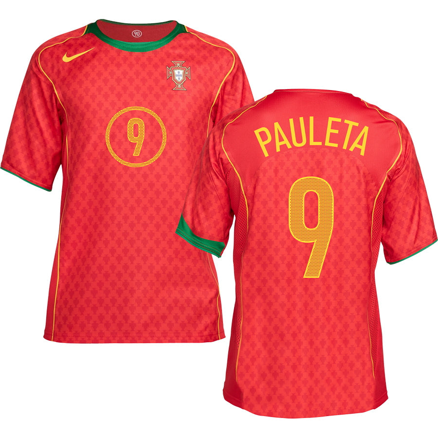 Portugal 2004 Home Jersey Reissue-Footzilla