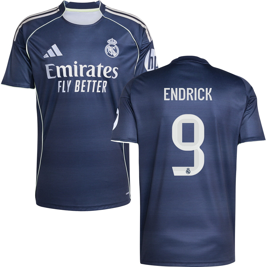 Real Madrid CF Away #9 ENDRICK Jersey 2025/26 Adults-Footzilla