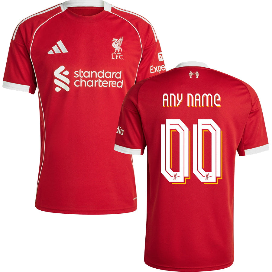 Liverpool Home Jersey 2025/26 Adults-Footzilla