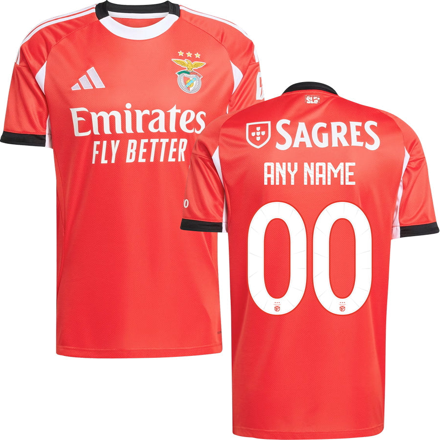 Benfica Home Jersey 2025/26 Adults-Footzilla