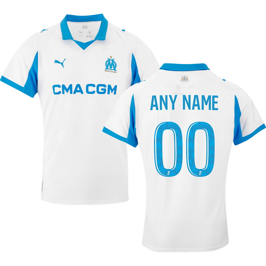 Olympique Marseille Home Jersey 25/26 Adults-Footzilla