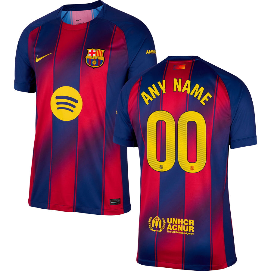 Barcelona FC Home Jersey 2025/26 Adults-Footzilla
