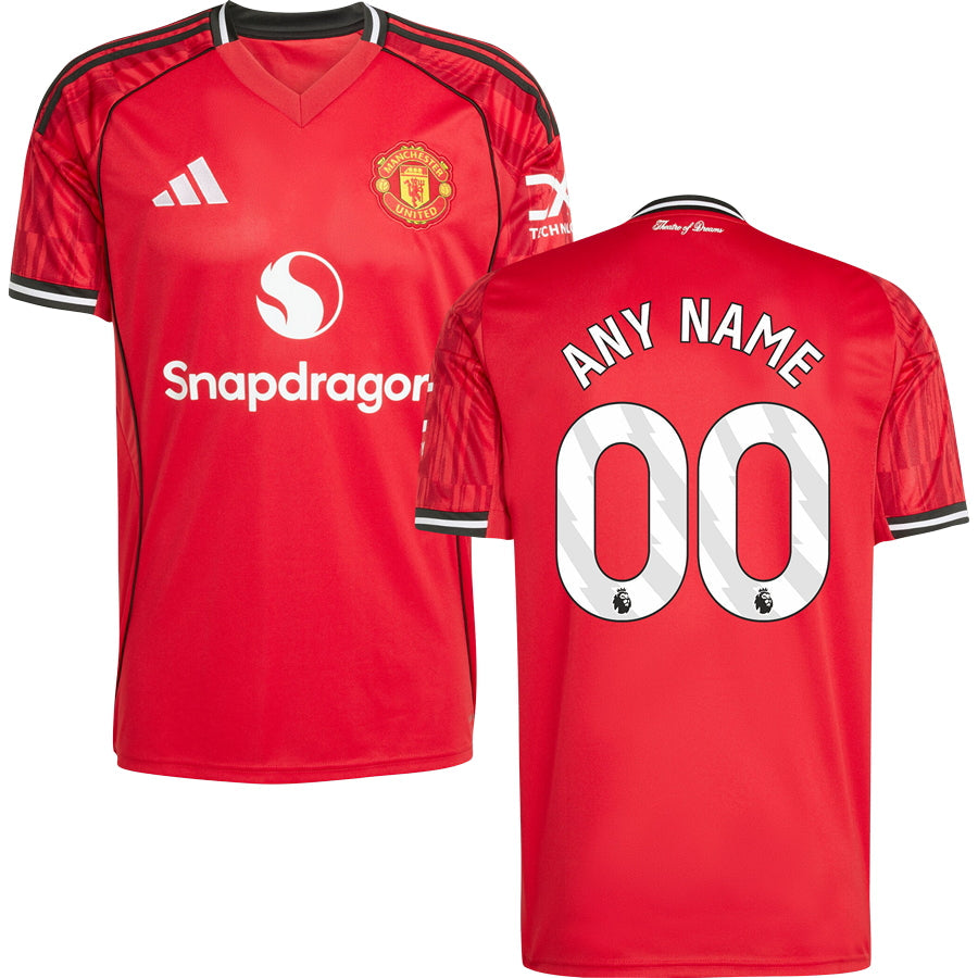 Manchester United Home Jersey 2025/26 Adults-Footzilla