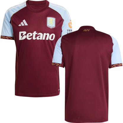 Aston Villa FC Home Jersey 2025/26 Adults-Footzilla