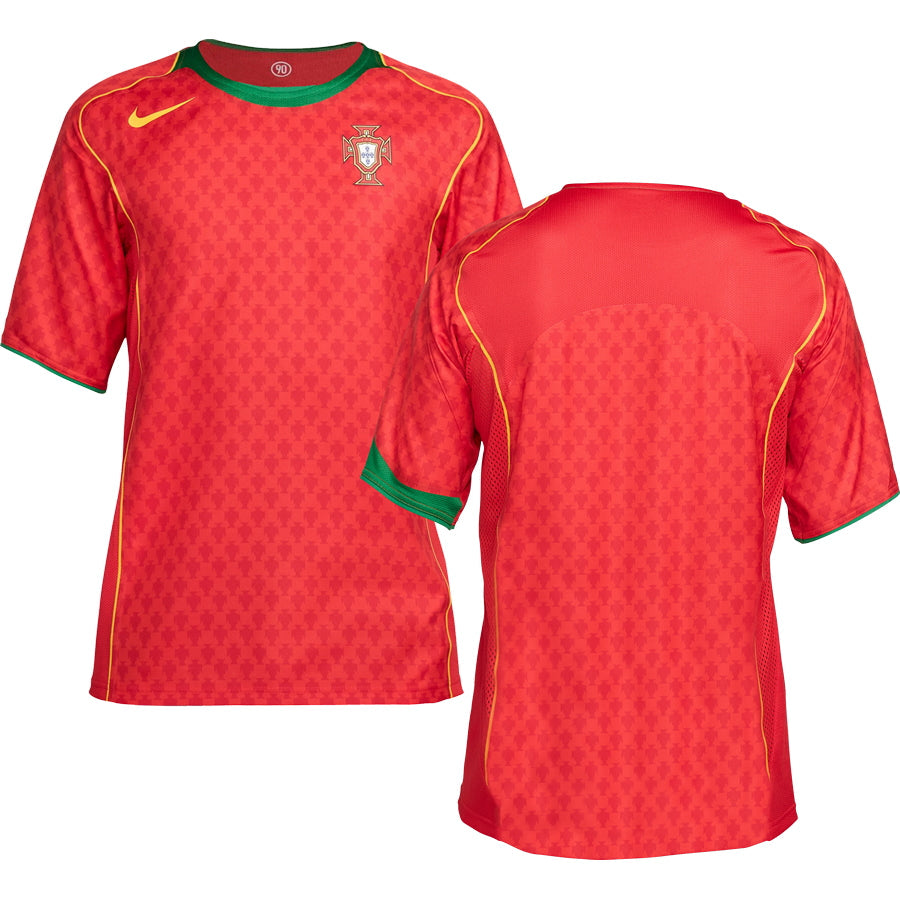 Portugal 2004 Home Jersey Reissue-Footzilla