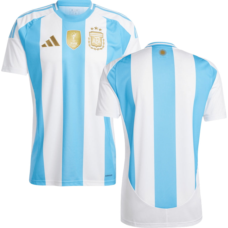 Argentina Home Stadium Jersey 2024 Men`s COPA AMERICA-Footzilla