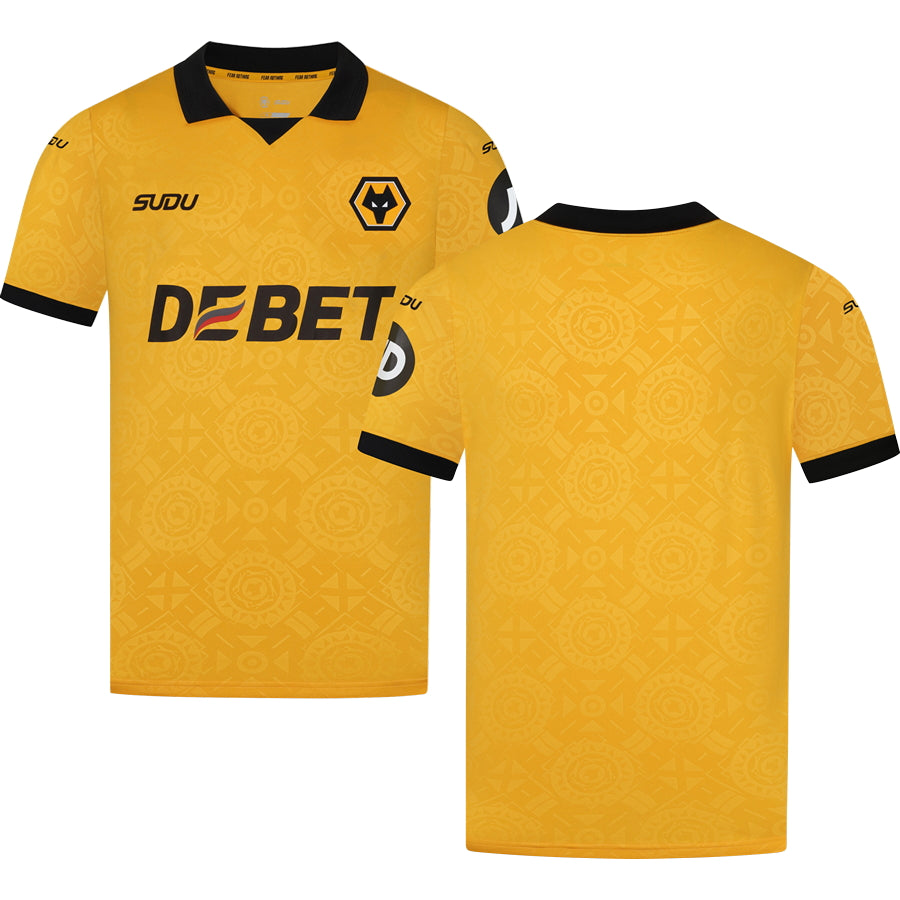 Wolverhampton Wanderers Home Jersey 2025/26 Adults-Footzilla