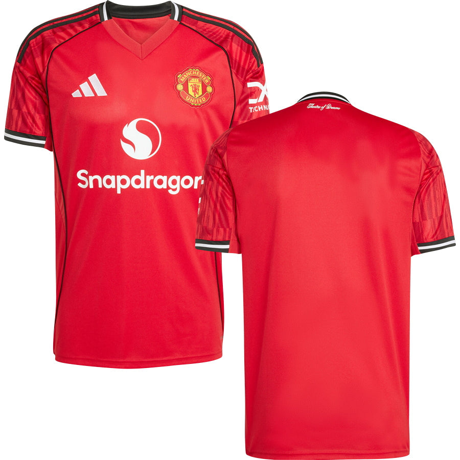 Manchester United Home Jersey 2025/26 Adults-Footzilla