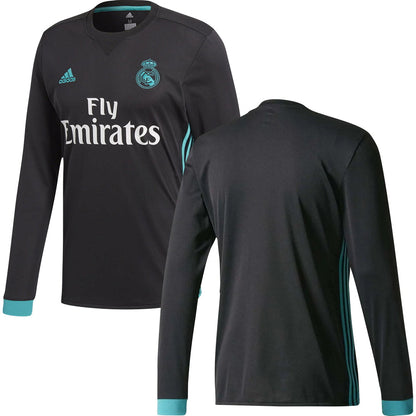 Real Madrid CF Away Long Sleeve Jersey 2017/18 Adults-Footzilla