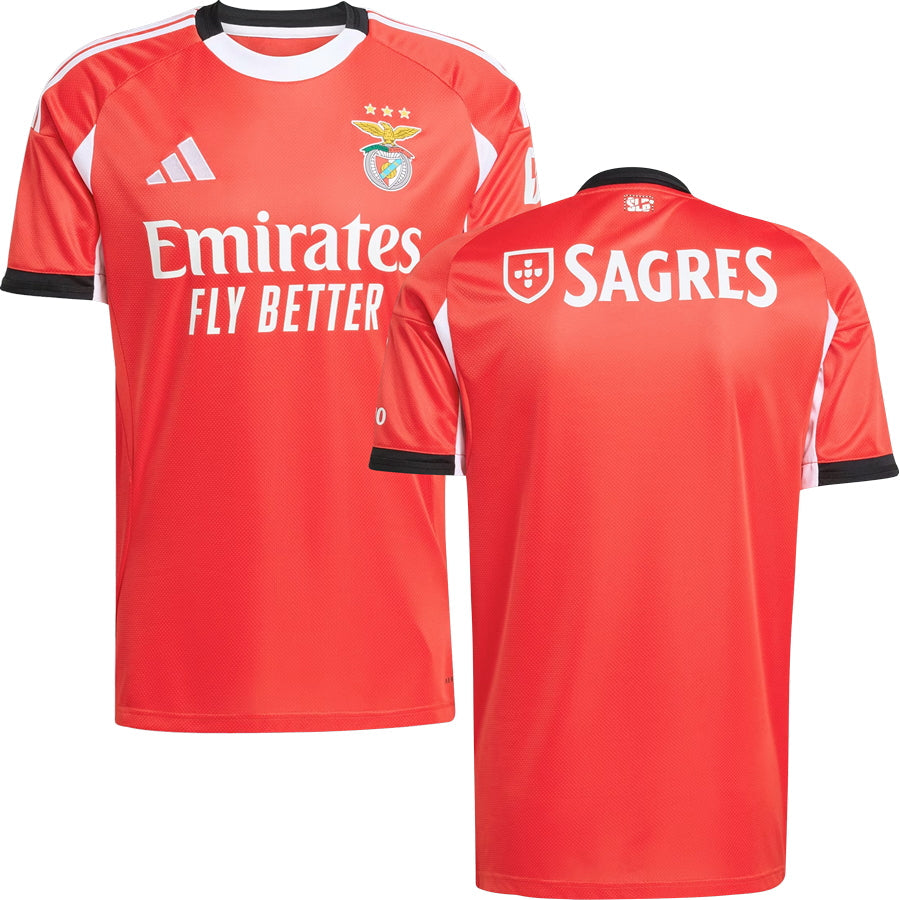 Benfica Home Jersey 2025/26 Adults-Footzilla
