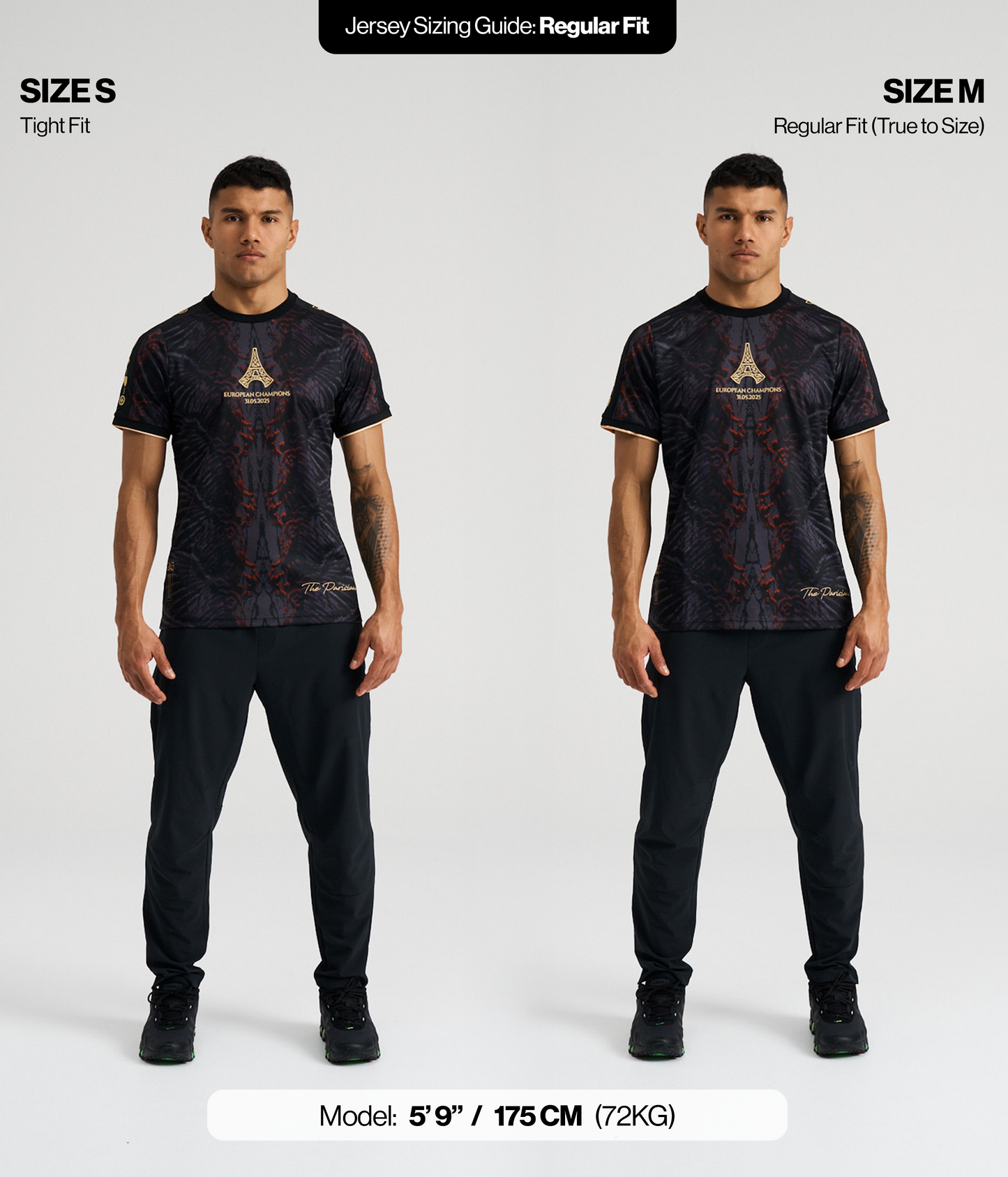 The Parisians (2025 European Champions) Jersey