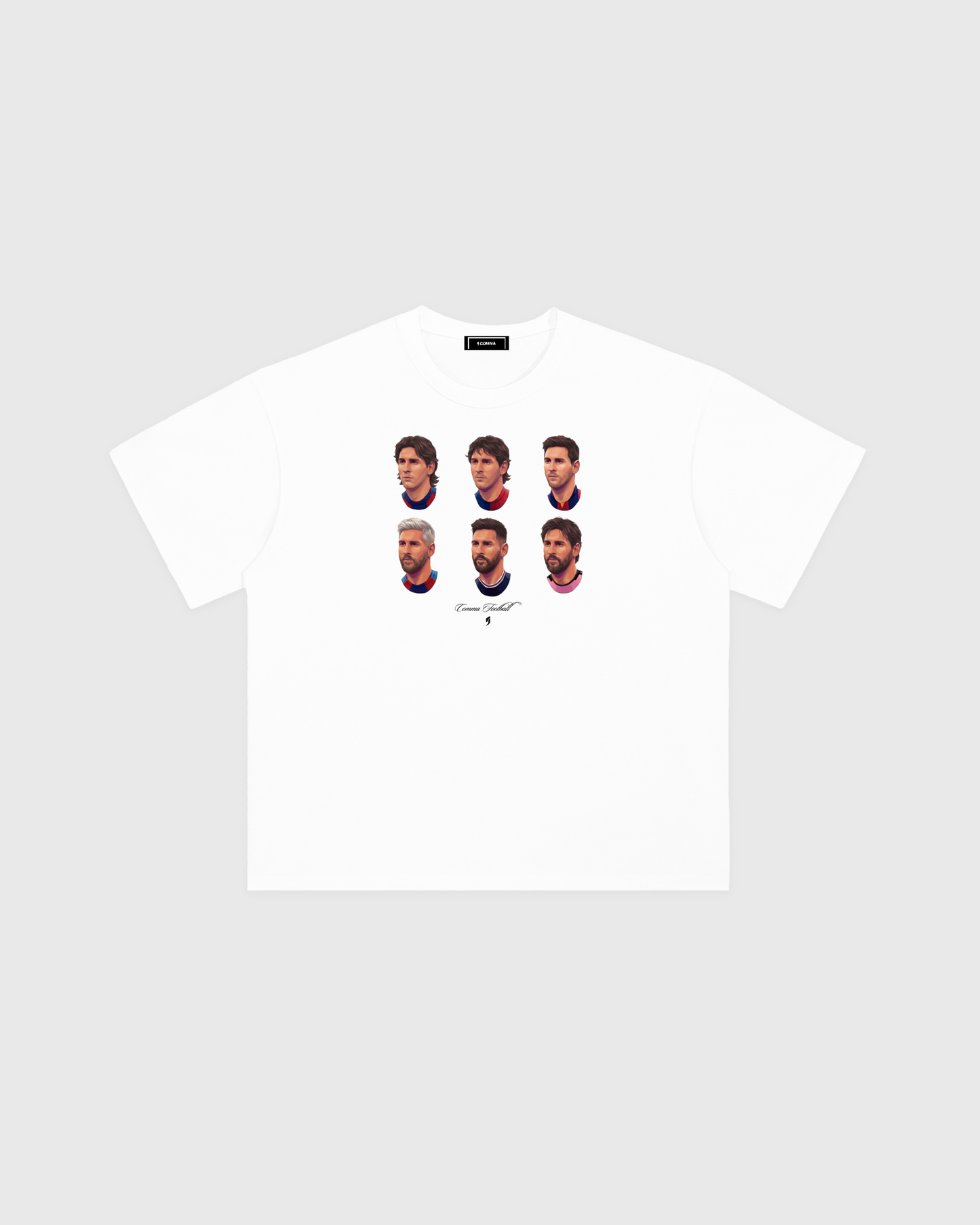 Leo's Barbershop Tee - White